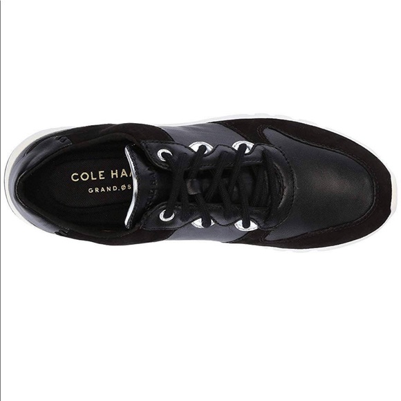 NWOT Cole Haan Grand OS black/silver sneakers 11B - Picture 7 of 11